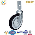 5 inch high quality PP core Shopping Cart Flat stem Caster Wheel